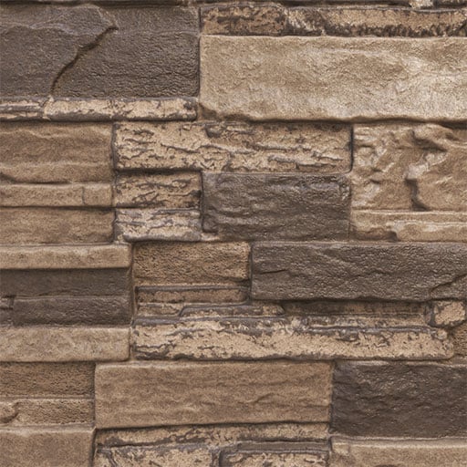 Cascade Stacked Faux Stone Panels
